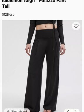 lululemon athletica Wide-Leg Palazzo Pants - Black
